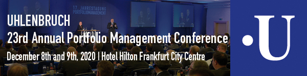 UHLENBRUCH – 23rd Annual Portfolio Management Conference | 23. Jahrestagung Portfoliomanagement  organized by Uhlenbruch GmbH