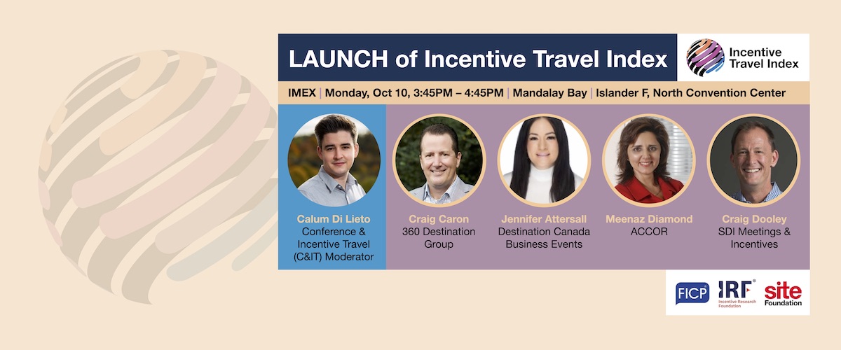 Incentive Travel Index 2022 Launch organized by Sydney Nolan