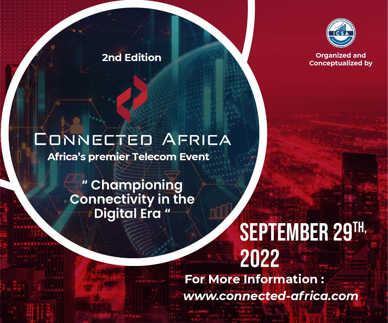 Connected Africa 2022- Africa Premier Telecom Event organized by International Center for Strategic Alliance