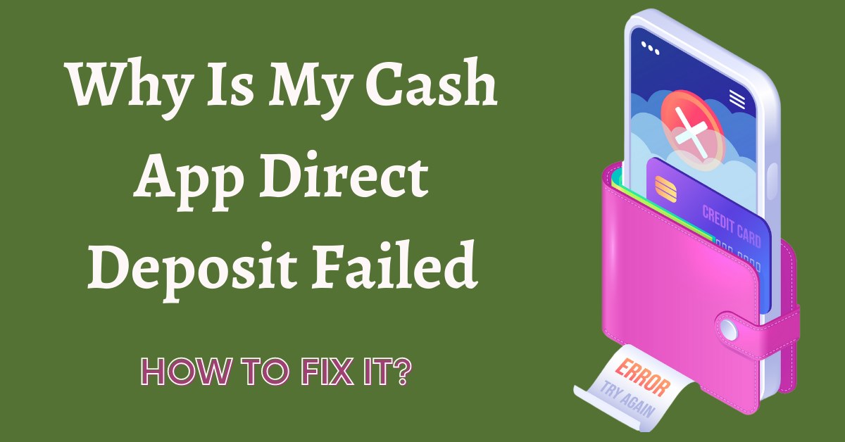 Article about How to fix if a Cash App direct deposit failed