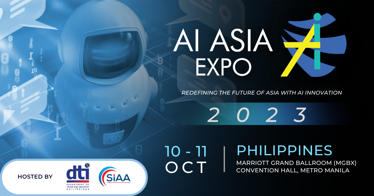 AI Asia Expo - Philippines 2023 organized by AI Asia Expo