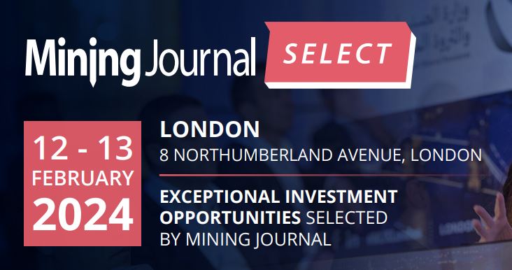 Mining Journal Select London 2024 organized by Aspermont Events