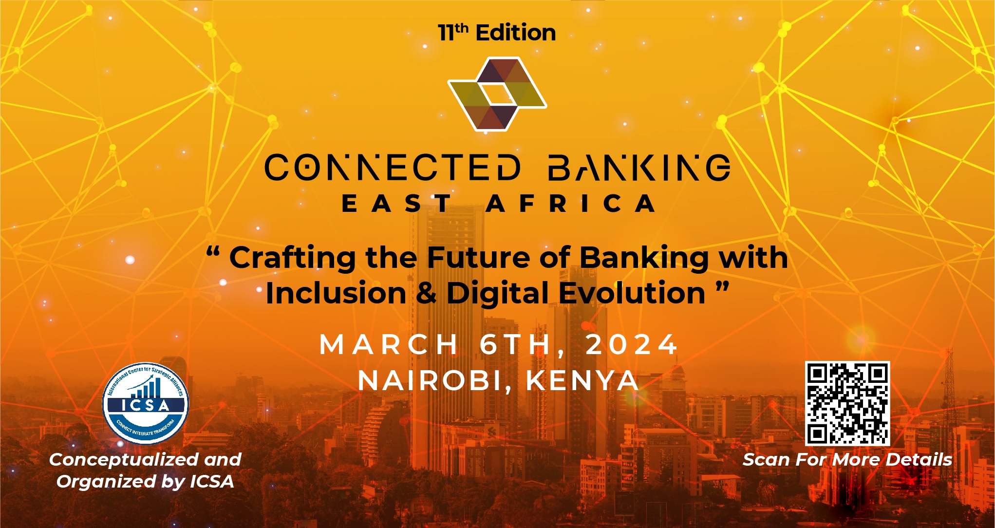 11th Edition Connected Banking Summit - East Africa Innovation & Excellence Awards 2024 organized by International Center for Strategic Alliance