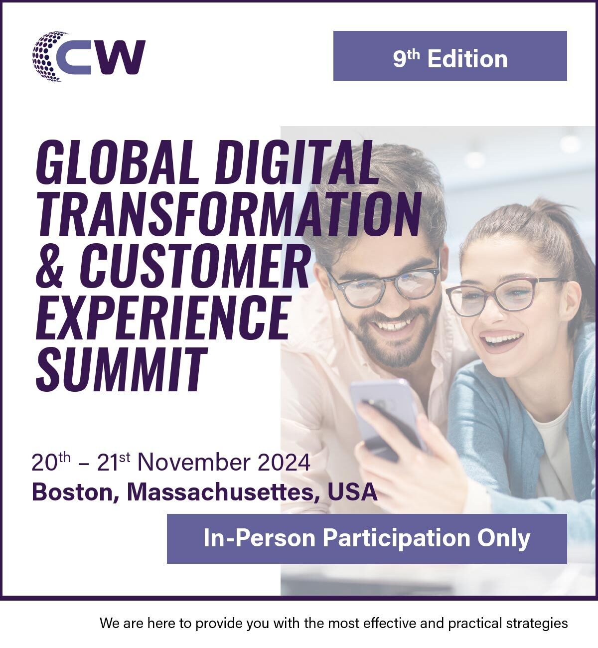 GLOBAL DIGITAL TRANSFORMATION AND CUSTOMER EXPERIENCE SUMMIT organized by Conferenzia World