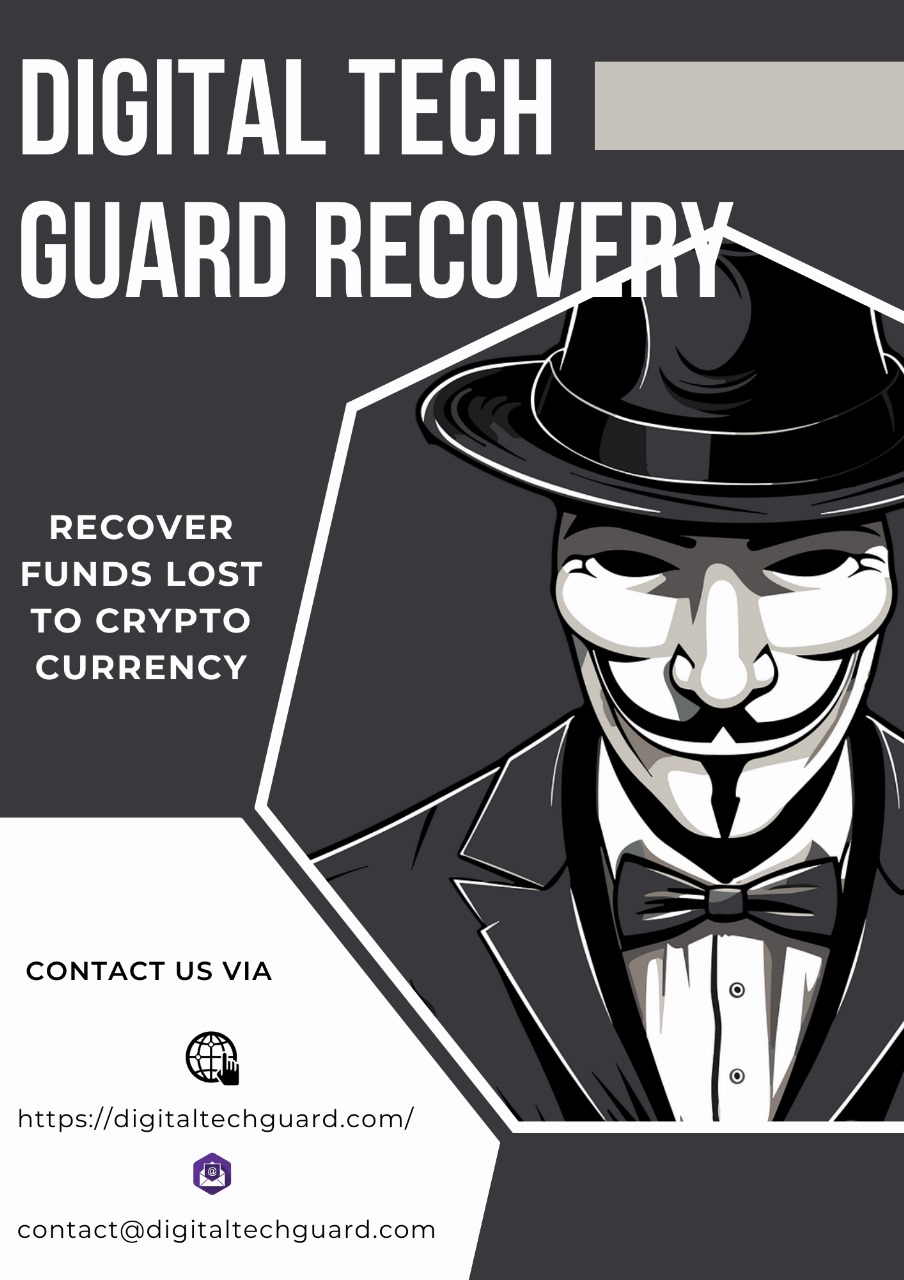 BEST BITCOIN RECOVERY SERVICE TO RECOVER SCAMMED BITCOIN- DIGITAL TECH GUARD RECOVERY organized by Edward  Gilvan